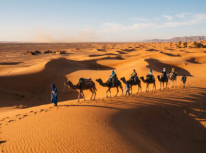 noche desierto Sáhara Merzouga